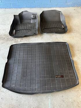 4411101 Weathertech Floorliner For 2017-2022 Honda Cr-v - 1st Row Black And Trunk Cover