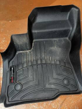 441170-1-3 Weathertech Floorliner For 2022-2023 Chevrolet Bolt Euv - 1st And 2nd Row Black