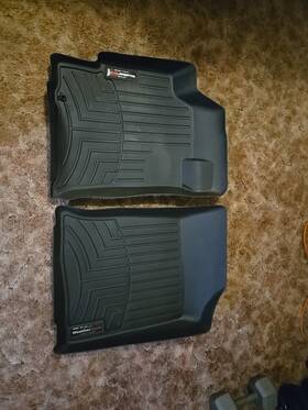 441181 Weathertech Floorliner For 2007-2012 Nissan Altima - 1st Row Black
