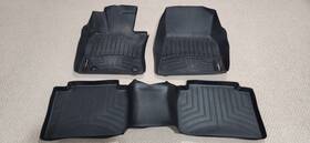 441230-1-3 Weathertech Floorliner For 2018-2024 Toyota Camry - 1st And 2nd Row Black