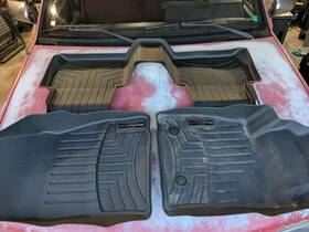 441324-1-2 Weathertech Floorliner Floor Mats For Ford Ecosport 2018-2021 1st 2nd Row Black