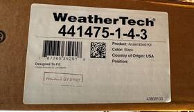 441475-1-4-3 Weathertech New Oem Floorliner For 2019-2025 Subaru Ascent - Full Set Black