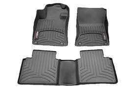 441498 Weathertech Floor Liners 2019-2022 Nissan Altima Black Front And Rear 3pc Set