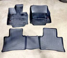4415161im Weathertech Floorliners For 2019-2024 Toyota Venza / Rav4 - 1st And 2nd Row Black