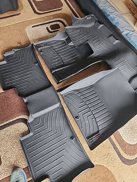 441532-1-2-3im Weathertech Floorliner Hp For 2020-2025 Kia Telluride - Full Set Black 441532-1-2-3im Weathertech Floorliner Hp For 2020-2025 Kia Telluride - Full Set Black