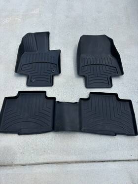 441609-1-2 Weathertech Used Floorliner For 2020-2023 Toyota Highlander - 1st And 2nd Row