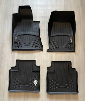 441610-1-2 Weathertech Floorliners For 2020-2023 Cadillac Ct5 - 1st And 2nd Row Black