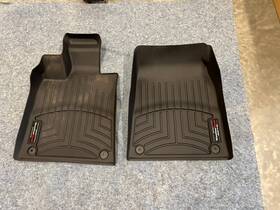4416111 Weathertech Floor Mats Driver Passenger Front For Porsche Taycan