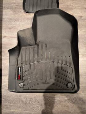 4416451-4413542 Weathertech Floorliner For 2019-2024 Lamborghini Urus - 1st And 2nd Row Black