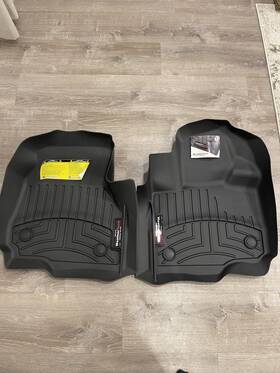 4416651 Weathertech Floorliner For 2018-2024 Ford Expedition Max - 1st Row Black