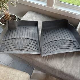 4416661 Weathertech Floor Mats Floorliner For - Tesla Model S 1st Row Black 2012-2016