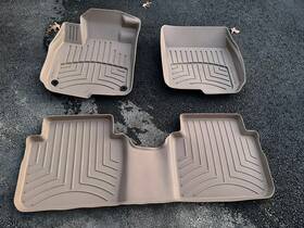 441780-1-2im Weathertech 2017-2022 Honda Cr-v 2020-2022 Hybrid Hp Floorliner Tan