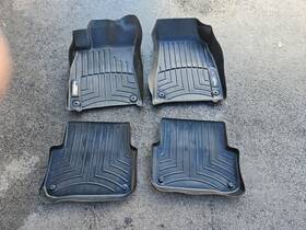 44219-1-2 Weathertech Floorliner For 2007-2011 Audi S6 - 1st And 2nd Row Black