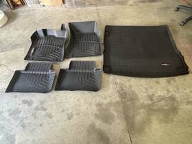 44230-1-3 Weathertech Floor Liners Black And 40726 Porsche Macan 2015-2025