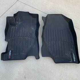 44282-1-2 Weathertech Floorliner For 2001-05 Honda Civic Front 1st Row Set Of 2 Black