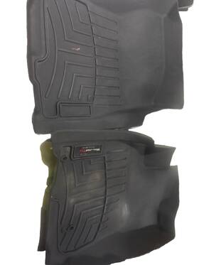 442861 Weathertech Mats. 442861. Black Fronts Only. Fits 10-13 4runner And Lexus Gx