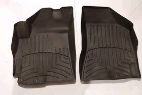 442981 Weathertech Floorliner For Hyundai Santa Fe With 2 Knobs 2010-2012 -1st Row -black