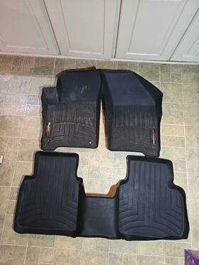 443771-442242-3 Weathertech Used Floorliner For 2012-2020 Dodge Journey Black
