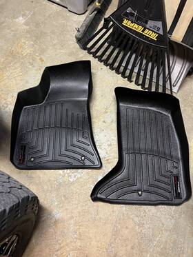 444251 Weathertech 2019-2023 Dodge Challenger Awd Floor Liners Mats Black 1st 2nd Row