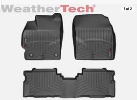 44427-1-2 Weathertech Floor Mats Floorliner For Toyota Prius V - 2012-2017 Black