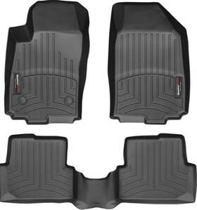44442-1-2 Weathertech Floorliner For 2012-2020 Chevrolet Sonic - 1st And 2nd Row Black 44442-1-2 Weathertech Floorliner For 2012-2020 Chevrolet Sonic - 1st And 2nd Row Black