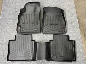 44460-1-2 Weathertech Floorliner Mats For Cadillac Xts - 2013-2019 1st/2nd Row Black #2