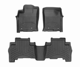 444931im-442862im Weathertech Floorliner Hp 2013-2024 Toyota 4runner - 1st And 2nd Row Black