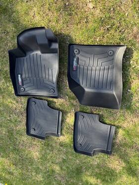 444961-445002 Weathertech Floorliner For 2015-2020 Audi A3 - 1st And 2nd Row Black Golf Mk7 Gti