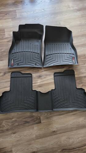 44504-1-2 Weathertech Floorliner For 2011-2017 Nissan Juke - 1st And 2nd Row Black