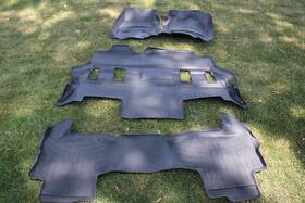 44607-1-2-7 Weathertech Used Floorliner For 2015-2020 Gmc Yukon - Full Set Black