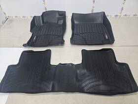 446311-443732 Weathertech Floorliner For 2014-2015 Honda Civic - 1st And 2nd Row Black