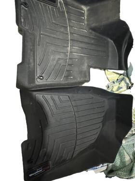 446451 Weathertech Mats. 446451. Fronts Only. Fits 2013-15 Hyundai Tucson . Black