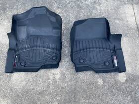 446971v-446975 Weathertech Custom Fit Floorliners For F-150/f-150 - 1st Row Black