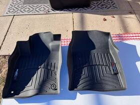 448841im Weathertech Floorliner Hp For 2017-2021 Honda Civic - 1st Row Black Used