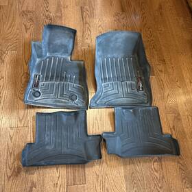449011 Weathertech Floorliner For 2016-2024 Chevrolet Camaro - 1st And 2nd Row Black