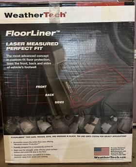 449171i Weathertech 449171 Weather-tech Toyota Prius Floorliner Hp Black