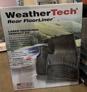 449172 Weathertech Floorliner For 2016-2022 Toyota Prius - 2nd Row Black
