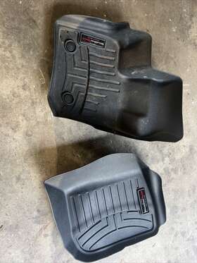 449611-444832 Weathertech Floorliner Mats For Ford Fusion/lincon Mkz 2017-2020 Fronts Black