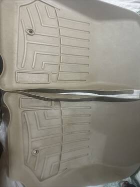 451051 Weathertech Mats. Fronts 451051. Tan Fits Jeep Wrangler 2007-13
