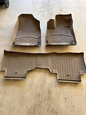 451669-1-2im Weathertech Floor Liner 2020 Acura Mdx Tan For Bench Seats 1st And 2nd Row