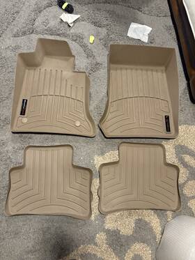 45210-1-2 Weathertech Floor Mats Floorliner For - Mercedes Glk-class 1st And 2nd Row