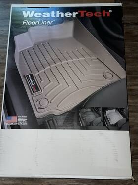 452871 Weathertech Floorliner For 2011-2013 Kia Sorento - 1st And 2nd Row Tan