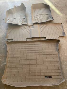453491-451102 Weathertech 2011-2015 Lincoln Mkx Floor Liners And Cargo Liner