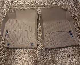 2012-2014.5 Weathertech 454001 Floorliner Floor Mats For Toyota Camry - 1st Row-tan 2012-2014.5 Weathertech 454001 Floorliner Floor Mats For Toyota Camry - 1st Row-tan