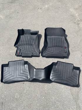 454391 Weathertech Floorliner Subaru 12-16 Impreza 13-14 Xv - Black 1st Row And Rear 454391 Weathertech Floorliner Subaru 12-16 Impreza 13-14 Xv - Black 1st Row And Rear