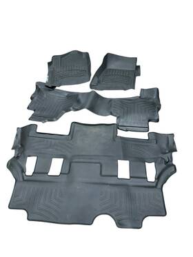 45607-1-2 Weathertech Floorliner Floor Mats For Gmc Yukon - 2015-2020 Black Full Set Used