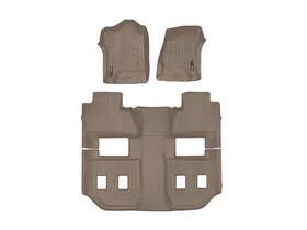 456101 Weathertech Floor Liner Chevrolet Suburban 2015-2021 2nd Row Bucket Tan