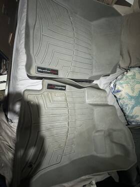461841.-2 Weathertech 461841 Mats. . Gray Fits 2009-10 Vibe And 10-13 Corolla