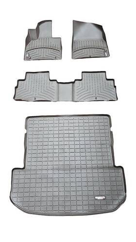 471578-1-2 Weathertech Hyundai Palisade Floorliner Cocoa For 2020-2023 Custom Floor Mats