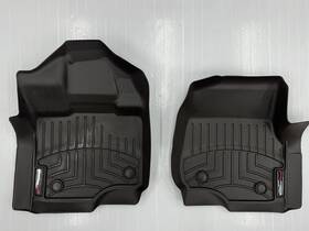 476971 Weathertech Floor Mats Floorliner Ford F150 / Lightning Raptor 1st Row Cocoa
